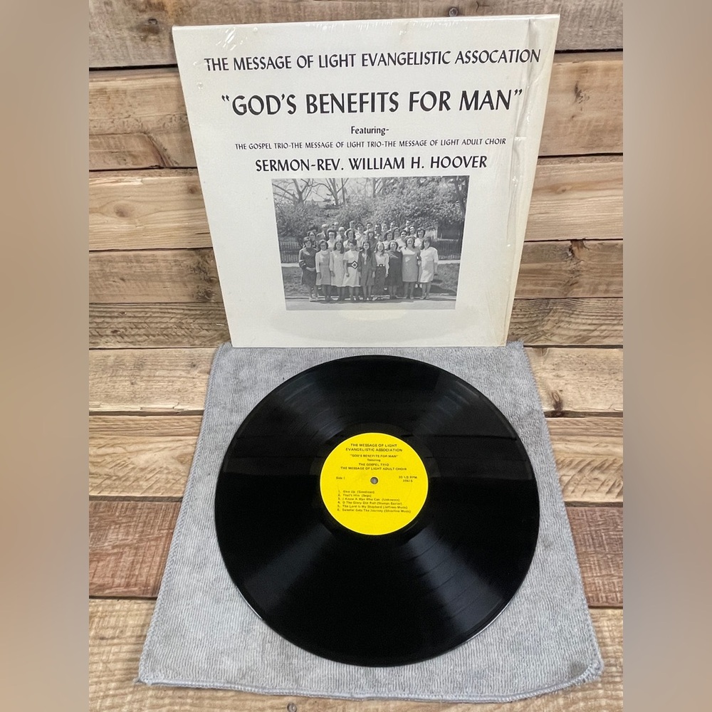 Message Of Light Evangelistic Association God’s Benefits For Man Album Record